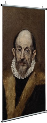 Houseart Portrait of an old man oil painting, El Greco Domenikos Theotokopoulos, Διάσημοι ζωγράφοι, 120 x 250 εκ.