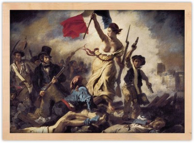 Houseart Liberty Leading the People, Delacroix Eugene, Διάσημοι ζωγράφοι, 20 x 15 εκ.