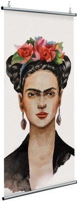 Frida Kahlo with a wreath on her head, Frida Kahlo - Di