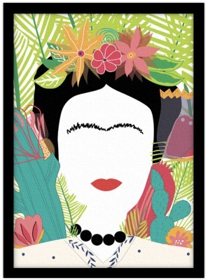 Εξοτικό Πορτρέτο της Frida Kahlo με Φύλλα Φοίικα, Frida