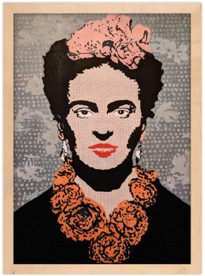 Modern Portrait of Frida Kahlo, Frida Kahlo - Diego Riv