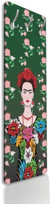 Frida Kahlo portrait, Mexican woman with a traditional hairstyle, Frida Kahlo - Diego Rivera, Διάσημοι ζωγράφοι, 45 x 138 εκ.