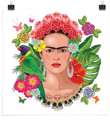 Houseart - ΣΗΜΑΝΤΙΚΟ: Σε περίπτωση διαφοράς τιμής από το κατάστημα ισχύει παντα και μόνο η τιμή του καταστήματος Εξοτικό Πορτρέτο της Frida Kahlo, Frida Kahlo - Diego R