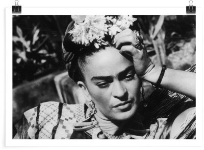Houseart Frida Kahlo in Black and White, Frida Kahlo - Diego Rivera, Διάσημοι ζωγράφοι, 20 x 15 εκ.