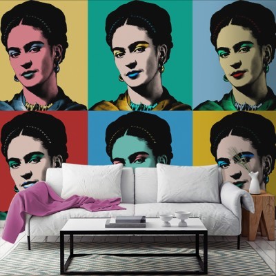 Πίνακες House Art - ΣΗΜΑΝΤΙΚΟ: Σε περίπτωση διαφοράς τιμής από το κατάστημα ισχύει παντα και μόνο η τιμή του καταστήματος Φρίντα Κάλο Pop Art, Frida Kahlo - Diego Rivera, Διάσημ