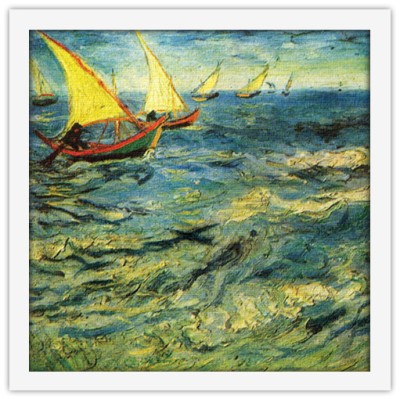The sea at Sainte-Marie, Vincent van Gogh, Διάσημοι ζωγ