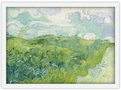 Houseart Green Wheat Fields, Vincent van Gogh, Διάσημοι ζωγράφοι, 20 x 15 εκ. Ύφασμα | Mediatex® Botticelli