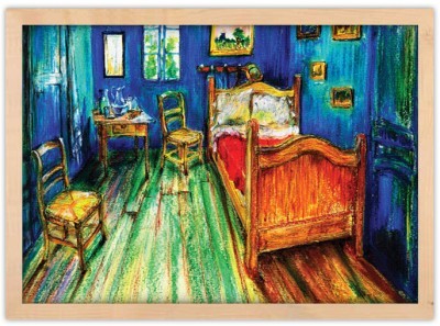 Houseart  Interior room in Arles, Vincent van Gogh, Διάσημοι ζωγράφοι, 20 x 15 εκ. Ύφασμα | Mediatex® Botticelli
