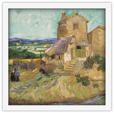 The Old Mill oil on canvas, Vincent van Gogh, Διάσημοι 