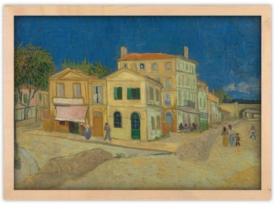 The Yellow House Oil Paint, Vincent van Gogh, Διάσημοι 