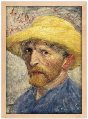 Self-portrait with a Straw Hat, Vincent van Gogh, Διάση