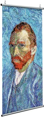 Houseart Self portrait with pixel art style (1), Vincent van Gogh, Διάσημοι ζωγράφοι, 120 x 250 εκ.