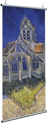 Houseart Η εκκλησία της Οβέρ σιρ Ουάζ (1), Vincent van Gogh, Διάσημοι ζωγράφοι, 120 x 250 εκ.
