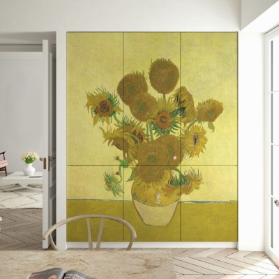 Houseart - ΣΗΜΑΝΤΙΚΟ: Σε περίπτωση διαφοράς τιμής από το κατάστημα ισχύει παντα και μόνο η τιμή του καταστήματος Vase with Fifteen Sunflowers, Vincent van Gogh, Διάσημο