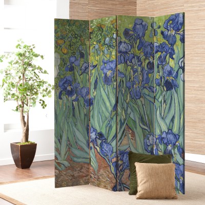 Houseart - ΣΗΜΑΝΤΙΚΟ: Σε περίπτωση διαφοράς τιμής από το κατάστημα ισχύει παντα και μόνο η τιμή του καταστήματος Ίριδες, Vincent van Gogh, Διάσημοι ζωγράφοι, 80 x 180 ε