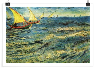 The sea at Sainte-Marie, 1888, Vincent van Gogh, Διάσημ