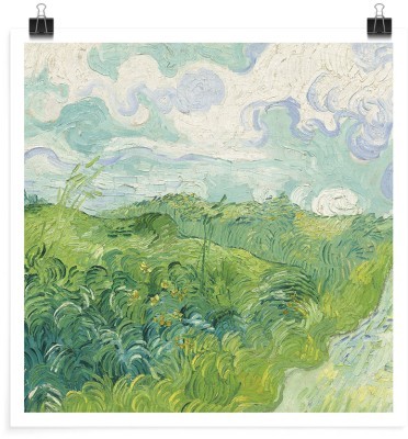 Houseart Green Wheat Fields, 1890, Vincent van Gogh, Διάσημοι ζωγράφοι, 20 x 20 εκ. Χαρτί | TRISOLV POSTER PAPER PRIME 200 GLOSSY