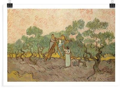 Houseart Women Picking Olives (1), Vincent van Gogh, Διάσημοι ζωγράφοι, 20 x 15 εκ. Χαρτί | TRISOLV POSTER PAPER PRIME 200 GLOSSY