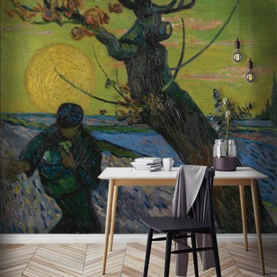 Houseart - ΣΗΜΑΝΤΙΚΟ: Σε περίπτωση διαφοράς τιμής από το κατάστημα ισχύει παντα και μόνο η τιμή του καταστήματος The sower, Vincent van Gogh, Διάσημοι ζωγράφοι, 100 x 8