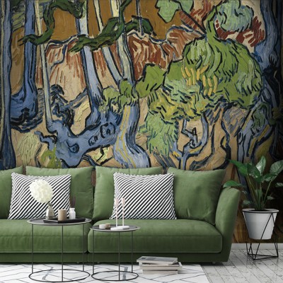 Houseart - ΣΗΜΑΝΤΙΚΟ: Σε περίπτωση διαφοράς τιμής από το κατάστημα ισχύει παντα και μόνο η τιμή του καταστήματος Tree Roots, Vincent van Gogh, Διάσημοι ζωγράφοι, 100 x
