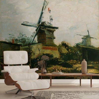 Le Moulin de Blute-Fin, 1886, Vincent van Gogh, Διάσημο