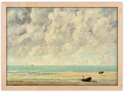 The Calm Sea, Gustave Courbet, Διάσημοι ζωγράφοι, 20 x 15 εκ. φωτογραφία