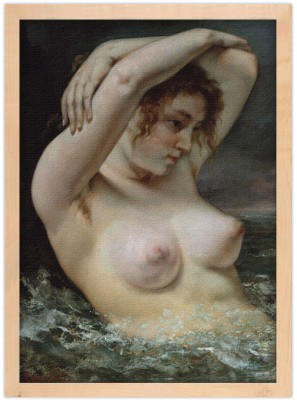 Houseart The woman in the waves, Gustave Courbet, Διάσημοι ζωγράφοι, 15 x 20 εκ.