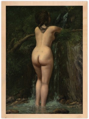 Houseart The Source, Gustave Courbet, Διάσημοι ζωγράφοι, 15 x 20 εκ.