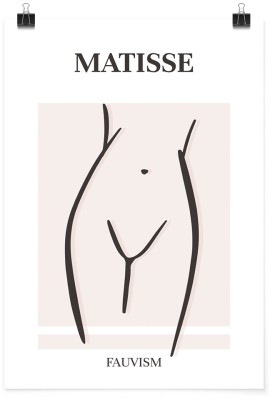 Houseart Woman\'s body line, Henri Matisse, Διάσημοι ζωγράφοι, 15 x 20 εκ. Χαρτί | TRISOLV POSTER PAPER PRIME 200 GLOSSY