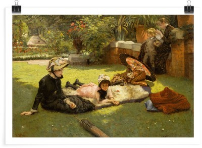 Houseart In Full Sunlight in Tissots garden, London, James Tissot, Διάσημοι ζωγράφοι, 20 x 15 εκ.