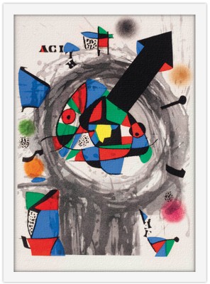 Houseart Personnage à la Flèche noire, Joan Miro, Διάσημοι ζωγράφοι, 15 x 20 εκ.