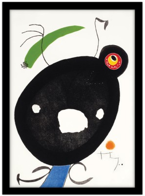 Houseart Plate 2 from: Quatre colors aparien el món, 1974, Joan Miro, Διάσημοι ζωγράφοι, 15 x 20 εκ.