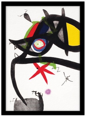 Houseart Quatre Colors Aparien El Mon IV, 1975, Joan Miro, Διάσημοι ζωγράφοι, 15 x 20 εκ.