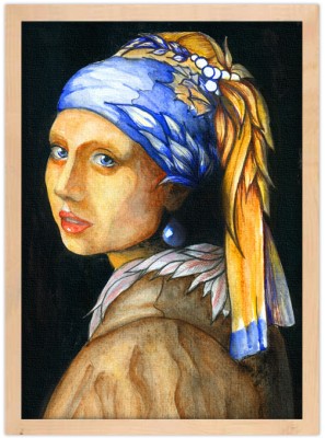 Houseart Girl with a Pearl Earring, Johannes Vermeer, Διάσημοι ζωγράφοι, 15 x 20 εκ. Ύφασμα | Mediatex® Botticelli