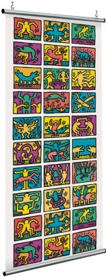 Houseart Retrospect, Keith Haring, Διάσημοι ζωγράφοι, 120 x 250 εκ.