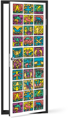 Houseart Retrospect (1), Keith Haring, Διάσημοι ζωγράφοι, 60 x 170 εκ.