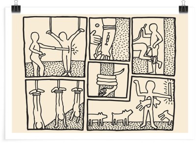 Houseart Retrospect, Keith Haring, Διάσημοι ζωγράφοι, 20 x 15 εκ.