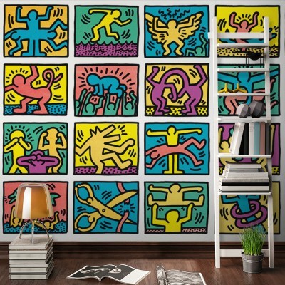 Houseart Retrospect, Keith Haring, Διάσημοι ζωγράφοι, 100 x 54 εκ.