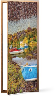 Houseart Boats on the river sticker, Gustav Klimt, Διάσημοι ζωγράφοι, 60 x 170 εκ.