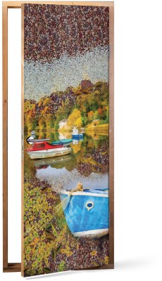 Boats on the river, Gustav Klimt, Διάσημοι ζωγράφοι, 60 x 170 εκ. φωτογραφία