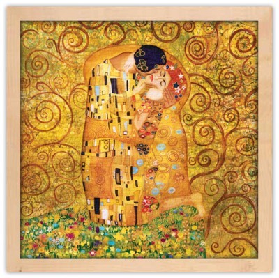 Houseart Kiss, Gustav Klimt, Διάσημοι ζωγράφοι, 40 x 40 εκ.