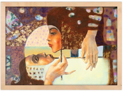 Houseart Picture, oil on canvas, Gustav Klimt, Διάσημοι ζωγράφοι, 20 x 15 εκ.