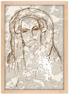 Houseart Portrait of an old woman, Gustav Klimt, Διάσημοι ζωγράφοι, 15 x 20 εκ.
