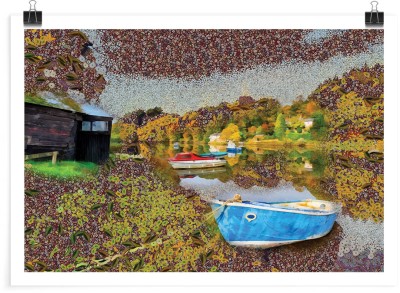 Houseart Boats on the river (1), Gustav Klimt, Διάσημοι ζωγράφοι, 20 x 15 εκ. Χαρτί | TRISOLV POSTER PAPER PRIME 200 GLOSSY