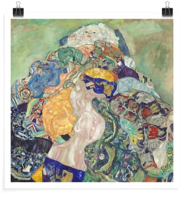 Houseart Baby (1), Gustav Klimt, Διάσημοι ζωγράφοι, 20 x 20 εκ. Χαρτί | TRISOLV POSTER PAPER PRIME 200 GLOSSY