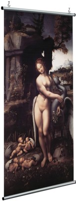 Leda And The Swan, oil on panel, Leonardo da Vinci, Διά