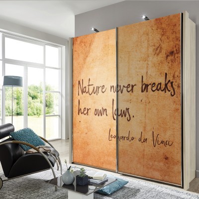 Houseart Learning never exhausts the mind (1), Leonardo da Vinci, Διάσημοι ζωγράφοι, 100 x 100 εκ.