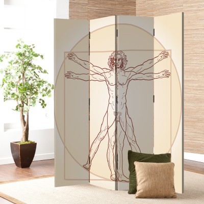 The Vitruvian man, Leonardo da Vinci, Διάσημοι ζωγράφοι