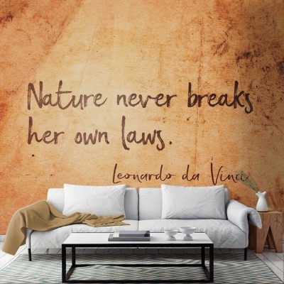 Houseart Learning never exhausts the mind, Leonardo da Vinci, Διάσημοι ζωγράφοι, 100 x 74 εκ.