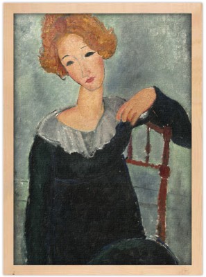 Houseart Woman with Red Hair, Amedeo Modigliani, Διάσημοι ζωγράφοι, 15 x 20 εκ.
